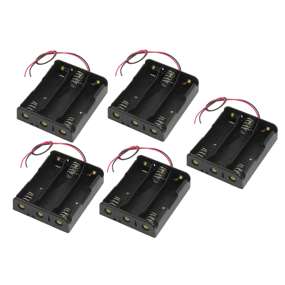 Series 3.7V Flat Tip Battery Holder Case For 3 X 18650 Batteries 4713514236327