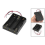 Series 3.7V Flat Tip Battery Holder Case for 3 x 18650 Batteries 3