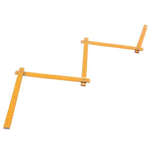 Portable Carpenter Wooden Folding Ruler 100cm/39inch 1