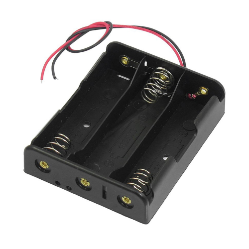 Series 3.7V Flat Tip Battery Holder Case for 3 x 18650 Batteries 1