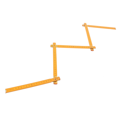 Portable Carpenter Wooden Folding Ruler 100cm/39inch 2