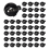 CR2016 2025 2032 Coin Cell Button Battery Holder Socket Black 10 Pcs 1