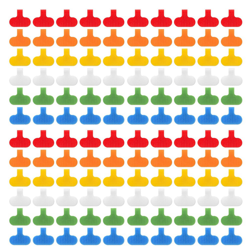 60 Pcs Cable Labels Cord Labels Multi-Color Write On Wire Labels Tags 4713514234125