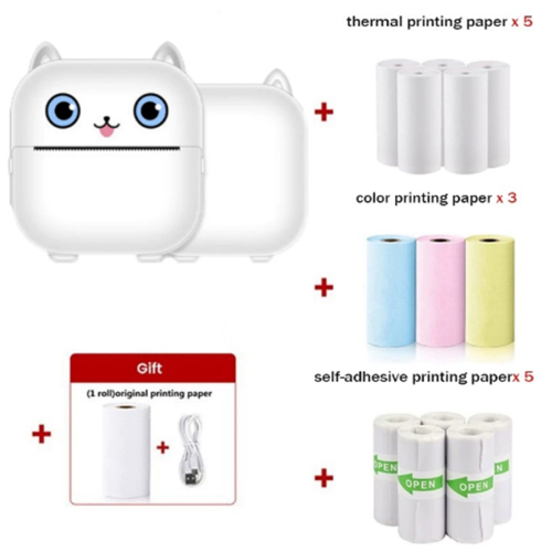 Portable Bluetooth Thermal Inkless Label Maker Printer 1
