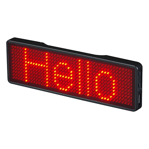 Bluetooth LED Name Badge Rechargeable Light Sign Display LED,Type 2 1
