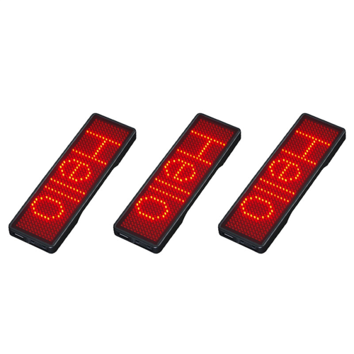 Bluetooth LED Name Badge Rechargeable Light Sign Display LED,Type 2