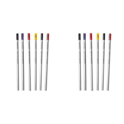 6Pcs Underglaze Pencils, Underglaze Pencils