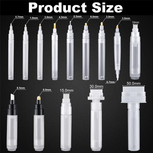 Fillable Blank Paint Touch Up Pen Markers Refillable Paint Pen 1