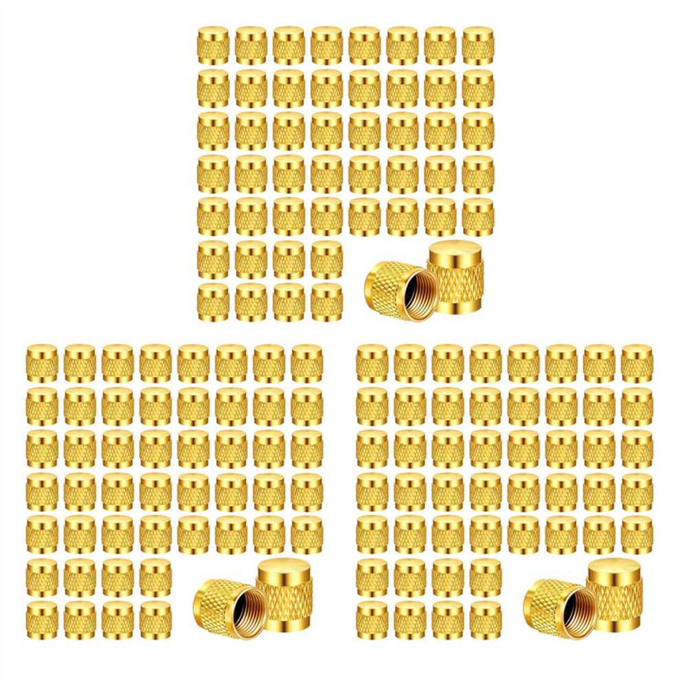 50 Pcs Brass Flare Cap, Solid Brass Caps With Neoprene O Ring Seal 4713514240010