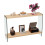 120cm Rectangular Narrow Console Entry Table with Tempered Glass Legs 2