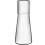 Klares Nachttisch-Wasserkaraffe-Set mit Trinkglas 2