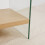 120cm Rectangular Narrow Console Entry Table with Tempered Glass Legs 9