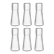 Clear Bedside Water Carafe Set with Tumbler Glass
