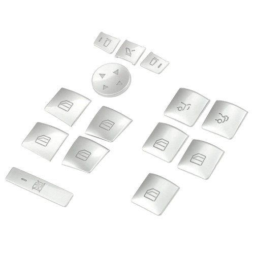 Inner Door Armrest Window Switch Button Trim Cover Sticker for 1