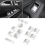 Inner Door Armrest Window Switch Button Trim Cover Sticker for 3