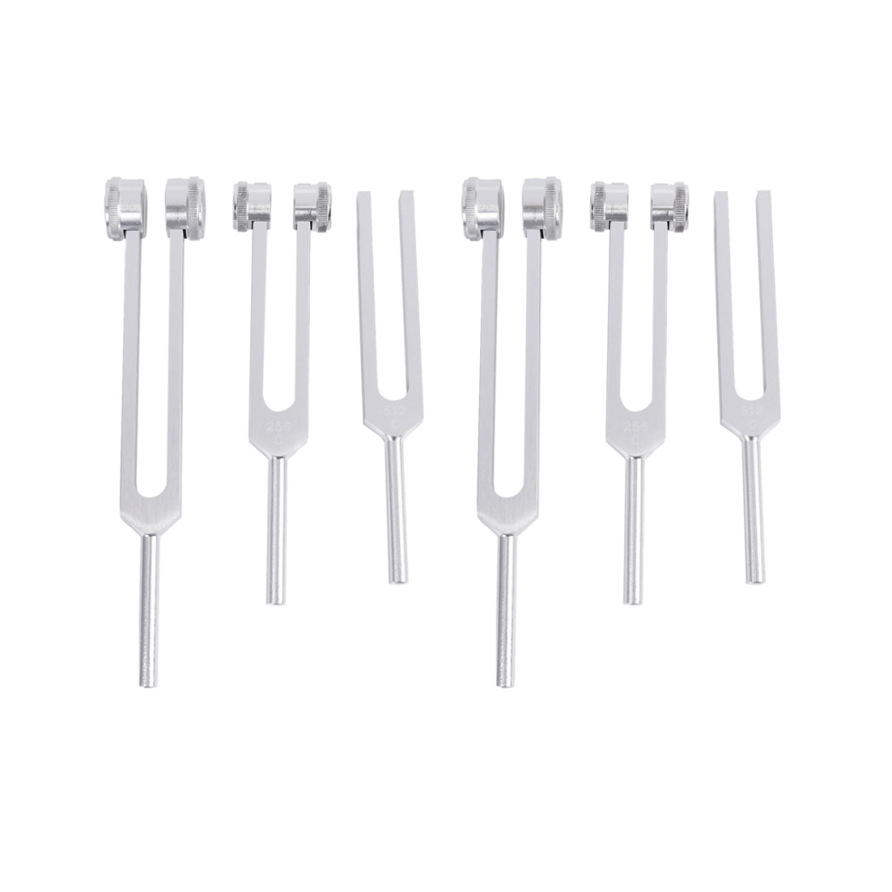 Set of 3 pcs Aluminum Sensory Tuning Forks C 128 256 512
