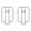 Motorcycle Rack Backrest Rear for (Silver) 1