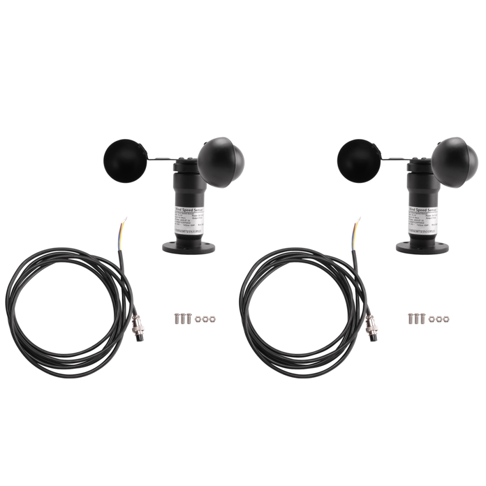 Wind Sensor Digital Anemometer Pulse Signal Output Aluminum Alloy 4712509978853