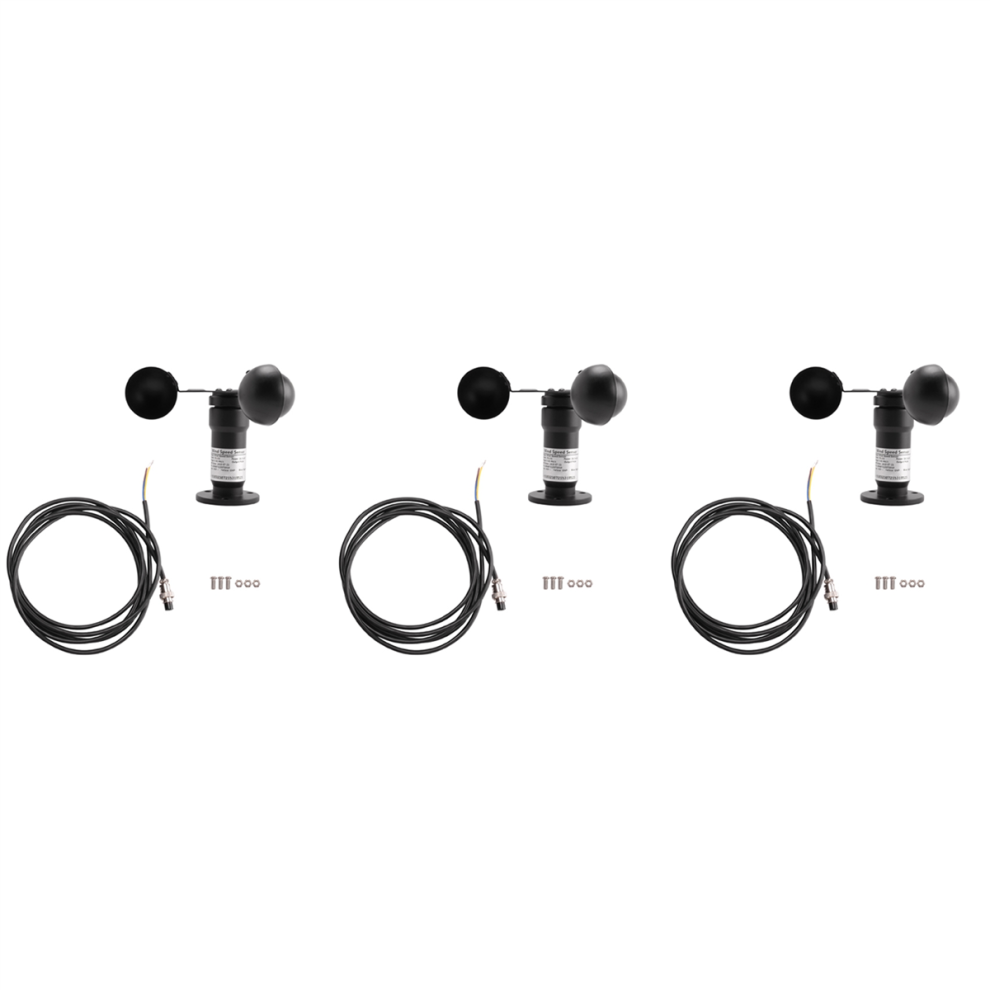 Wind Sensor Digital Anemometer Pulse Signal Output Aluminum Alloy 4712509978846
