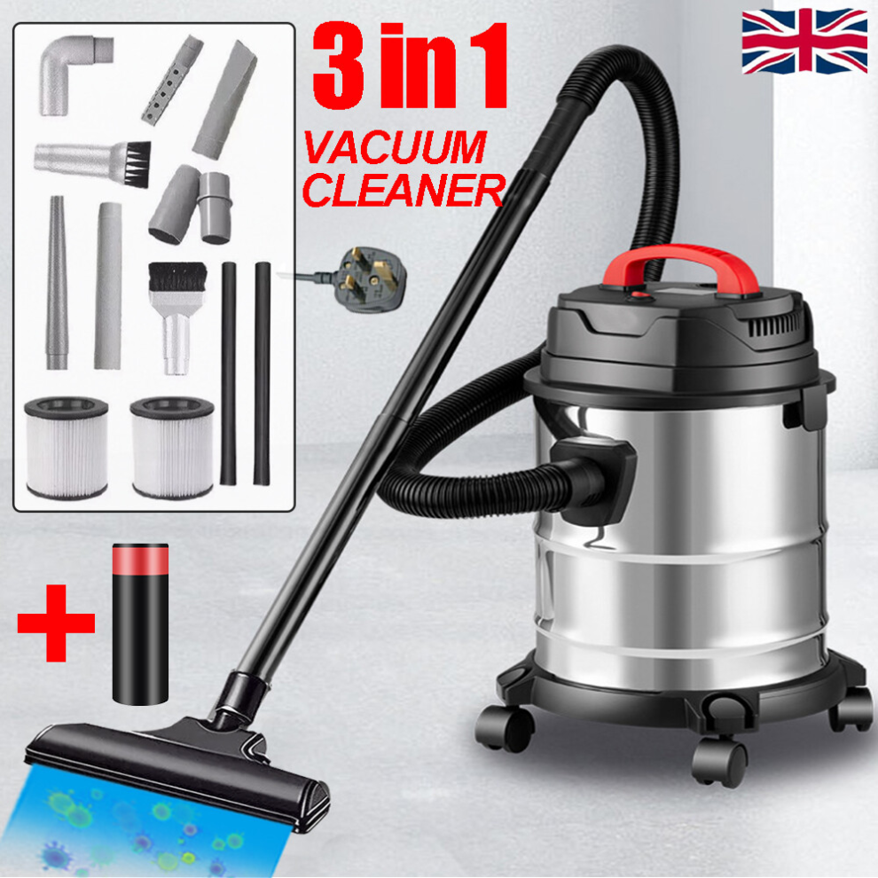 2000W Vacuum Cleaner Wet and Dry Bagless 20L Cylinder