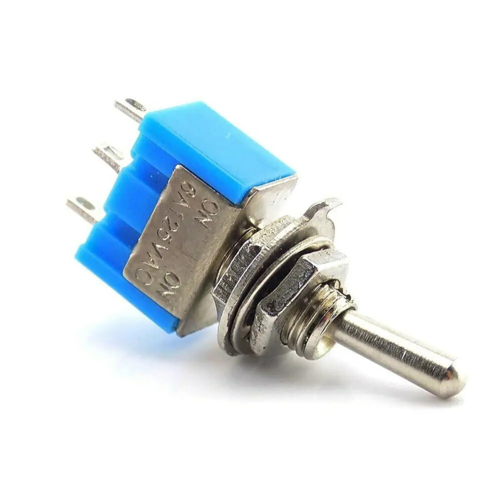 5 Parts/Lot Mini Mts102 3Pin G107 Spdt Onon 6A 125V 3A250vac Toggle Switch (Light Blue) 6276012035291