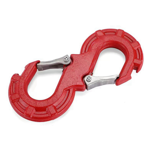 Red S-Shape Quick Rescue Shackle Trailer Winch Hook Recovery Kits 2