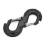 Black S-Shape Quick Rescue Shackle Trailer Winch Hook Recovery Kits 6