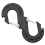 Black S-Shape Quick Rescue Shackle Trailer Winch Hook Recovery Kits 5