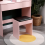 LED Dressing Table Mirror Modern Makeup Desk Vanity Table Set + Stool Pink 8