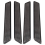 Riflettori per Street Glide Glide Road (Nero) 1