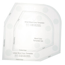 Cozy bowl template Acrylic bowl wrap template Sewing supply Patchwork ruler Quilting templates