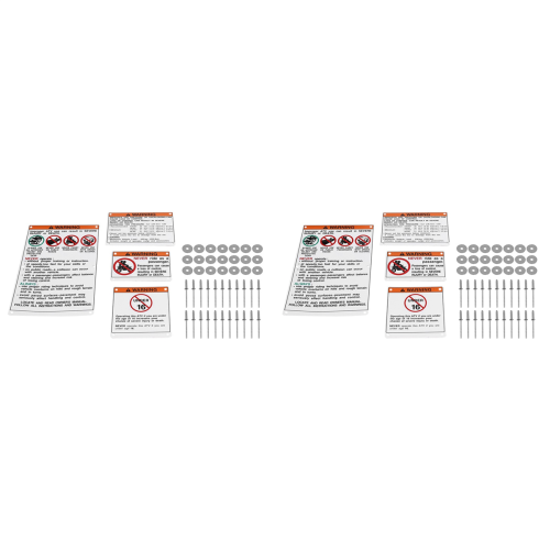For Warning Decals Stickers Backed Banshee