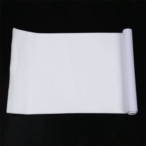 DIY 30x127 3D Decal Wrap Roll Adhesive Car Sticker Sheet White 2