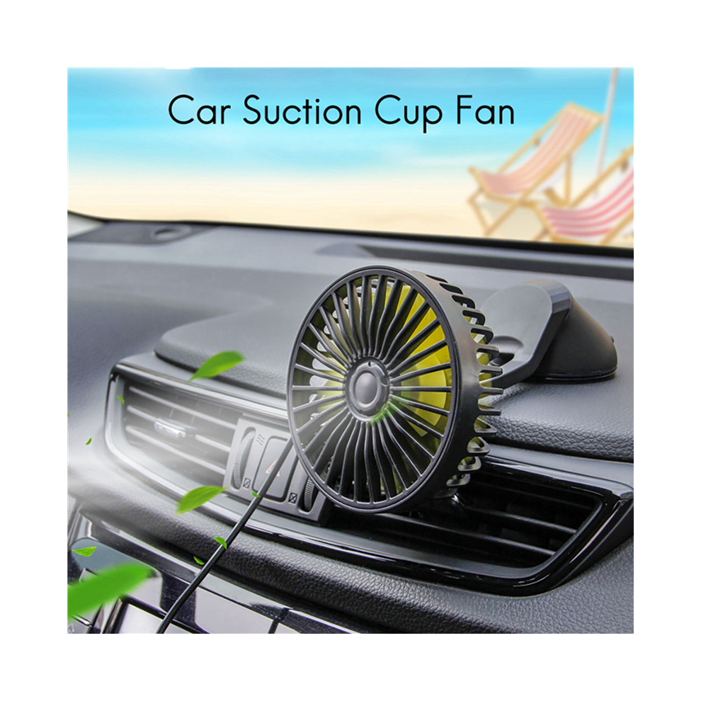 Universal Large Wind Three Speed Control Usb Suction Cup Fan 12V 24V 4712509914059
