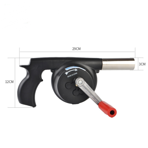 Outdoor Hand-Cranked Combustion Blower, for Picnic Camping Fire Tools 2