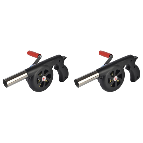 Outdoor Hand-Cranked Combustion Blower, for Picnic Camping Fire Tools