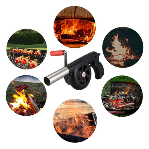 Outdoor Hand-Cranked Combustion Blower, for Picnic Camping Fire Tools 1