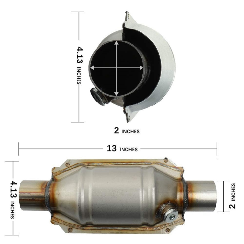 Inlet/Outlet Universal Catalytic Converter 1