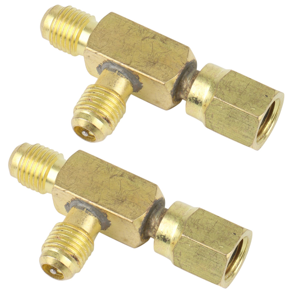 Brass Tee Adapter Converter 1/4Inch Male And Female Sae Flare Swivel 4712509911195