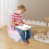 children's commode, urinal  trainer for outdoors, daycare, preschool Pink 2