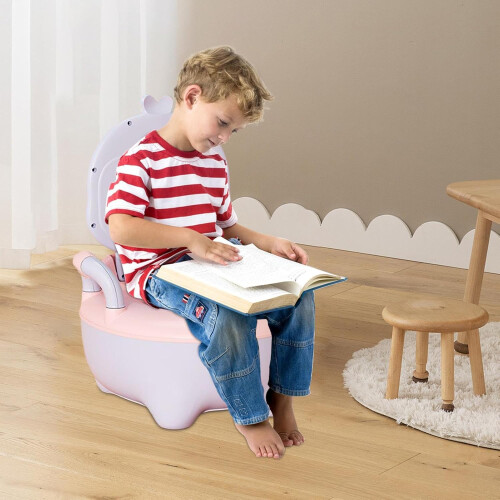 children's commode, urinal  trainer for outdoors, daycare, preschool Pink 1