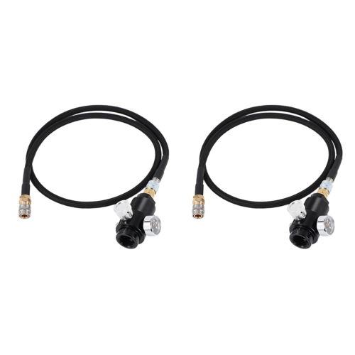 Regulator with 100cm FLEX Remote Hose Line 0-200 Psi