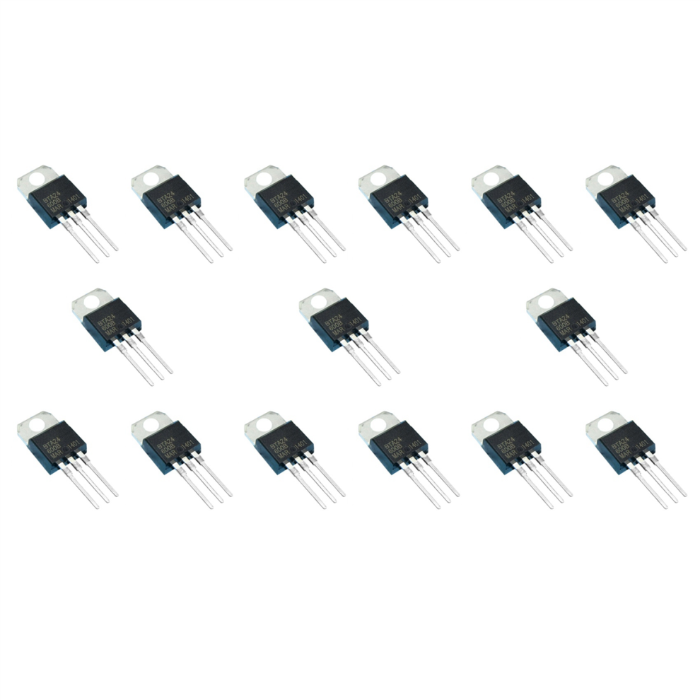 5 Pcs T0-220Ac Package Scr Standard Triacs 600V 25A Bta24-600B 4712509904951