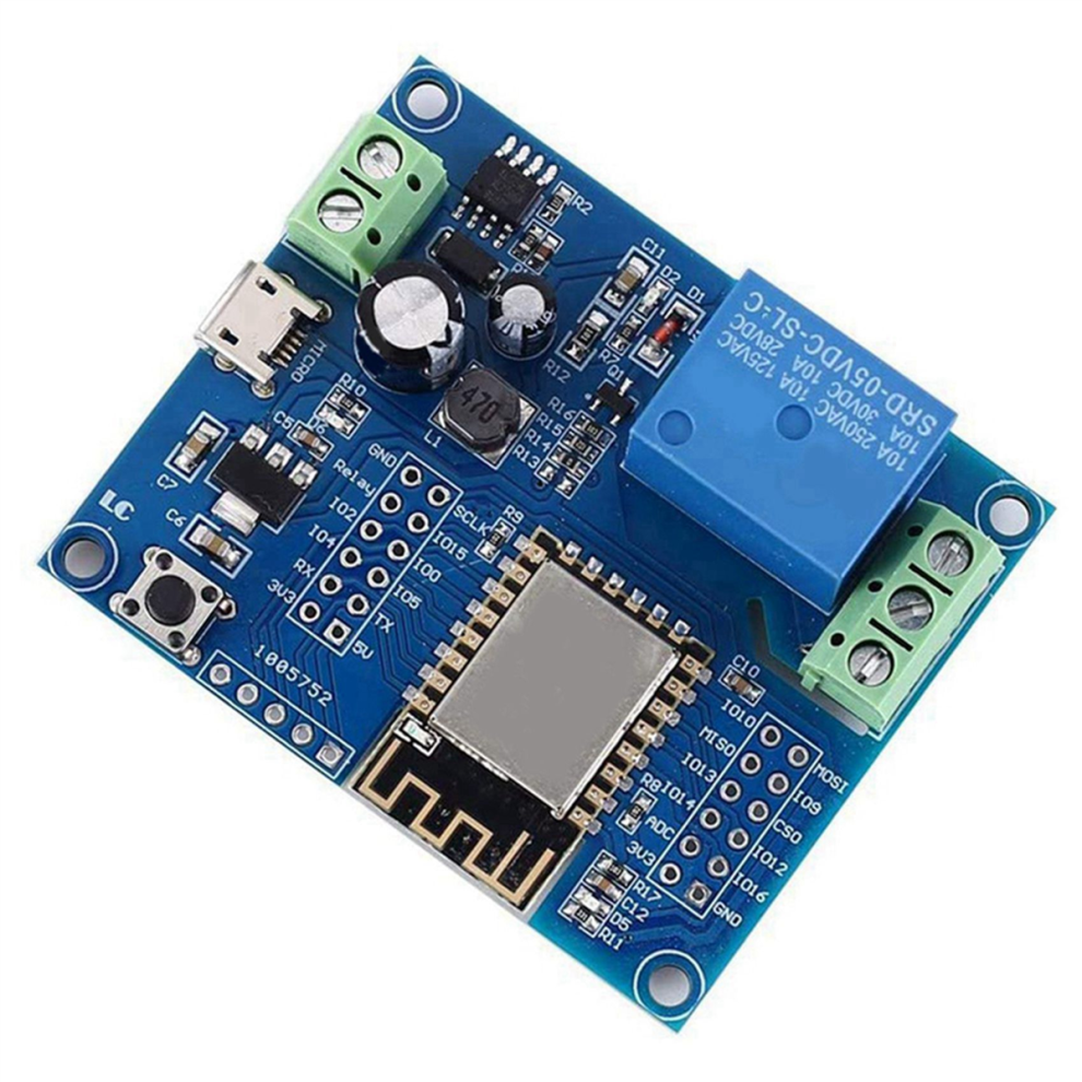 Wifi Relay Controller Module, Dc 5V 8V-80V Esp8266 4712509927738