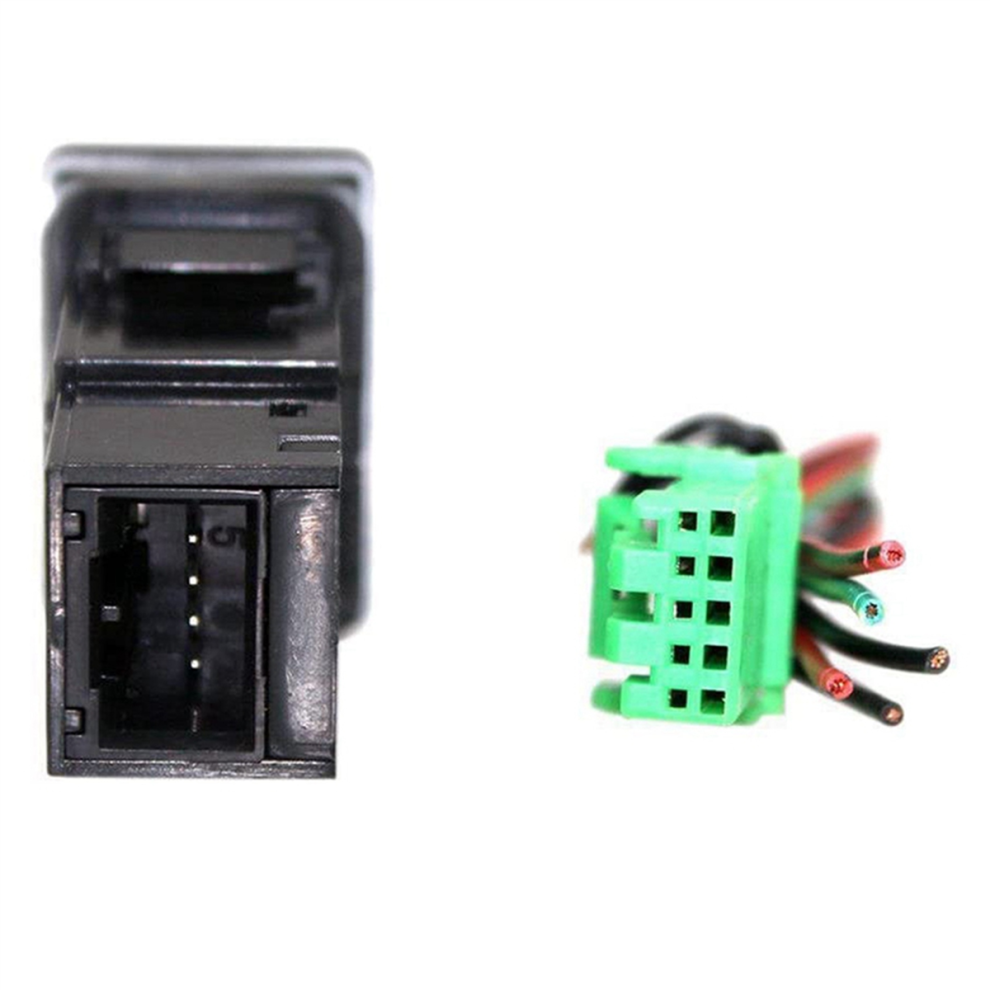 4-Pole 12V Push Button Switch With Led Lights For Fog Lights(33X22mm) 4712509927882