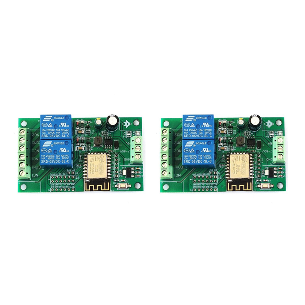 Esp8266 Esp-12F Wifi Relay Module 2Channel 5V/8-80V Network Switch 4712509906191