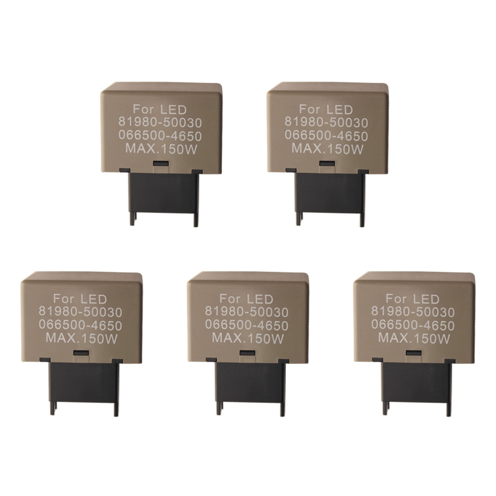 Car Accessories 8-Pin Electronic Flasher Relay Gray 4712509929596