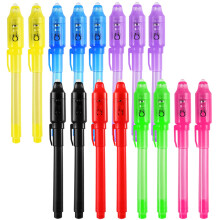 West Story 16pcs Usynlig bl?k Spion Pen Magic Pens til Kids Magic Party favoriserer usynlig bl?kpen til skrivning af hemmelig besked Spy Party Ki