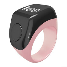 Efficient digital Tasbih ring counter made of ABS material for long lifespan (Pink)