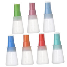 7 pieces bottle brush for silicone oil dressing DIY with cooking staple olive oil dispenser
